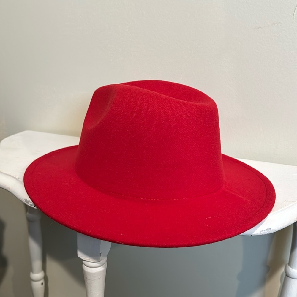 Red Fedora Hat